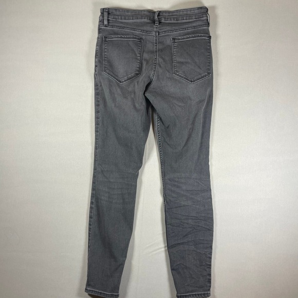 Athleta Sculptek Women's Ultra High-Rise Skinny Gray Denim Wash Jeans - Size 10 - Picture 3 of 11
